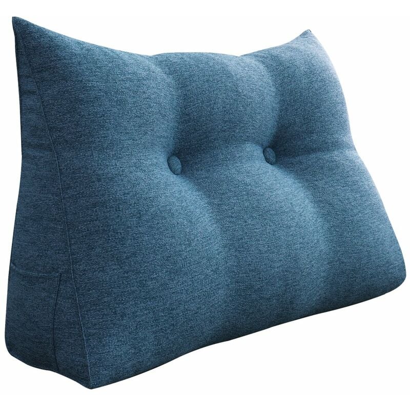 foto del prodotto vercart grande cuscino a cuneo per il riposo a letto, cuscino lungo per la lettura, cuscino decorativo per la testiera, cuscino triangolare per la