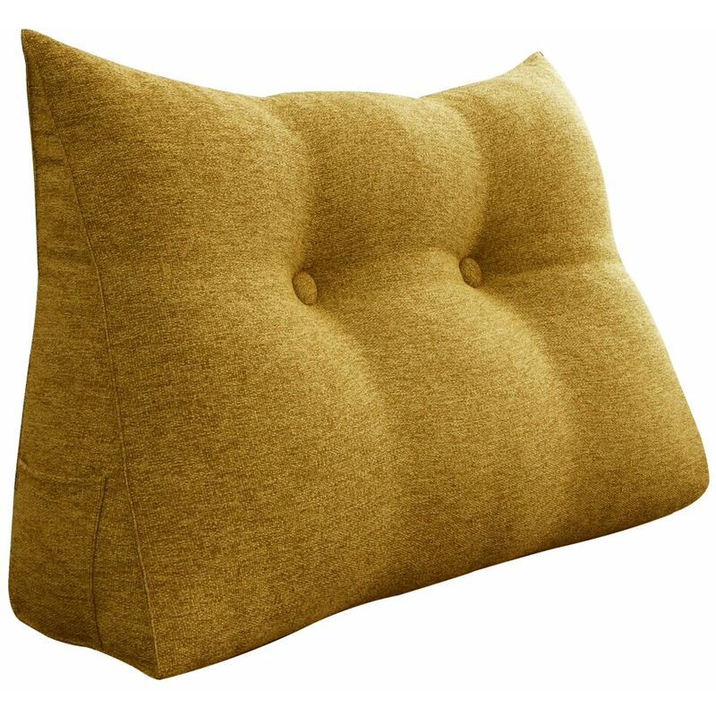 foto del prodotto vercart grande cuscino a cuneo per il riposo a letto, cuscino lungo per la lettura, cuscino decorativo per la testiera, cuscino triangolare per la