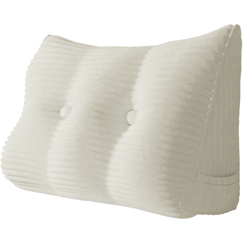 foto del prodotto vercart grande cuscino a cuneo per il riposo a letto, cuscino lungo per la lettura, cuscino decorativo per la testiera, cuscino triangolare per la