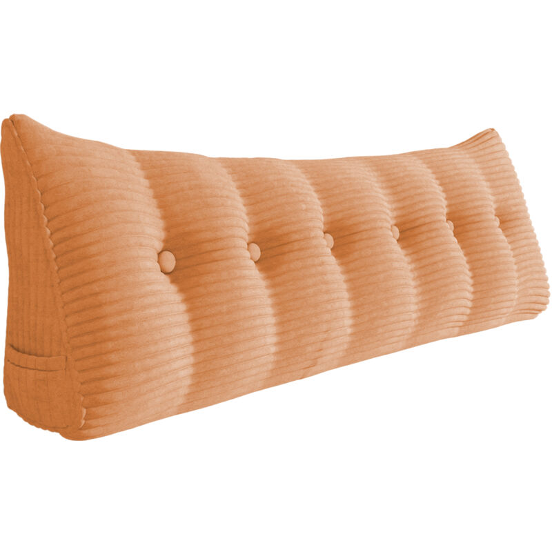 foto del prodotto vercart grande cuscino a cuneo per il riposo a letto, cuscino lungo per la lettura cuscino decorativo per la testiera cuscino triangolare per la