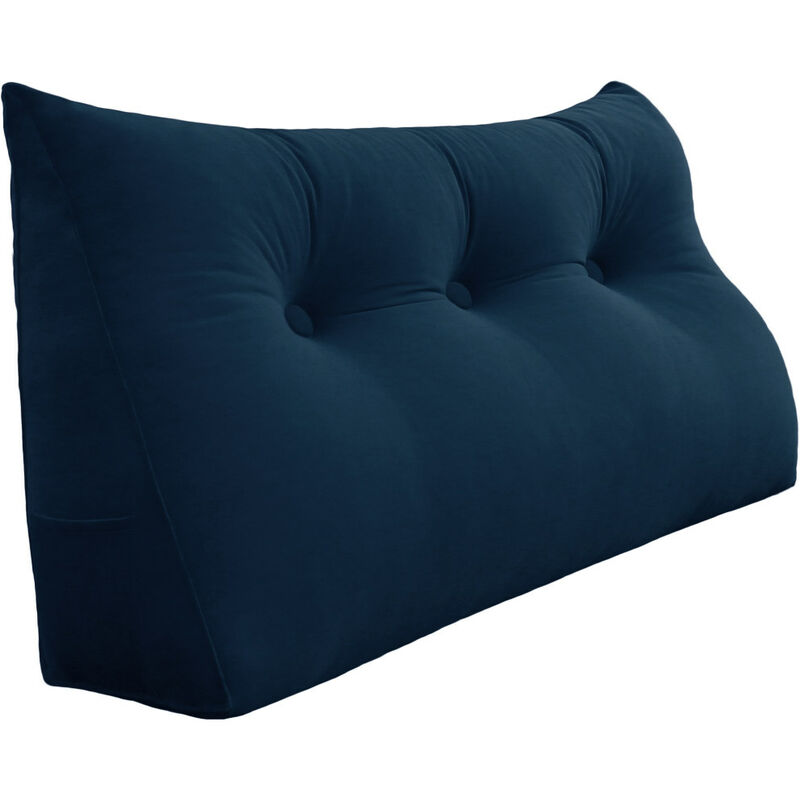 foto del prodotto vercart grande cuscino per la lettura a cuneo, cuscino lungo per la schiena, cuscino decorativo per la testata del letto, cuscino triangolare per