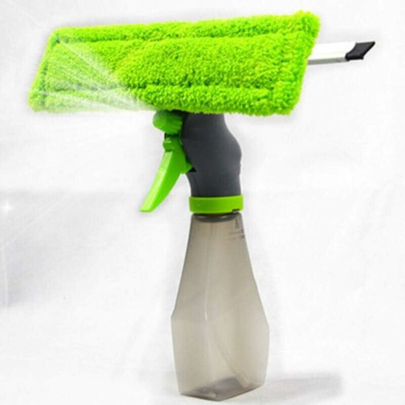 foto del prodotto verde 1 pezzo tergivetro per la pulizia dei vetri, flacone spray tergivetro per doppi vetri per finestrini auto