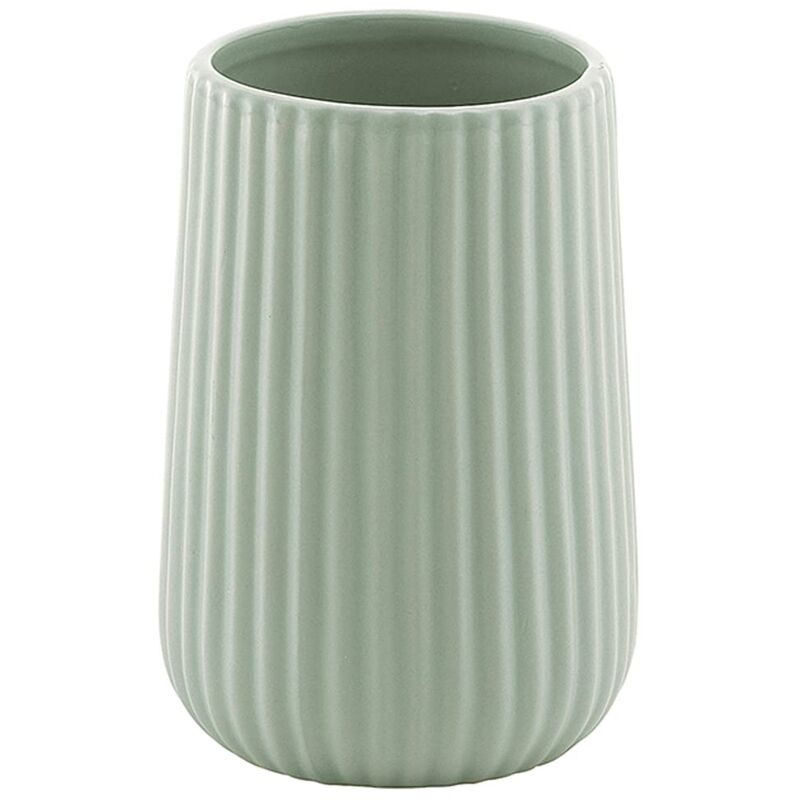 foto del prodotto verde menta, g marika, bagno, porta spazzolino in ceramica, design r s, misure 11,6x8x8 cm, 2 anni di garanzia, unica gedy