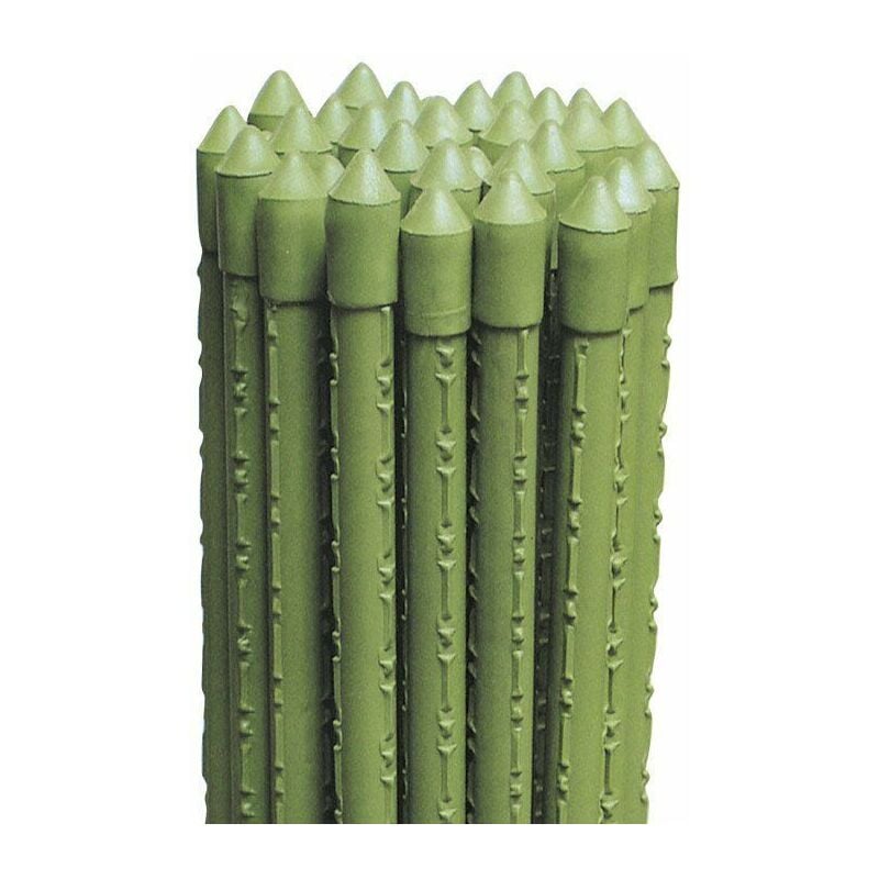 foto del prodotto verdelook cannetta in metallo plastificato tutore reggi piante per giardinaggio ed agricoltura 11 mm x h 180 cm confezione da 1 pezzo