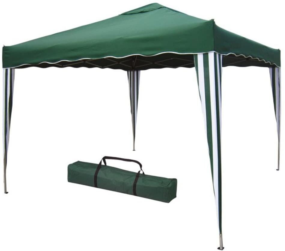 immagine 0 del prodotto verdelook gazebo pieghevole in metallo e telo poliestere 3x3 m con borsa inclusa secondo disponibilit verde, bianco o beige