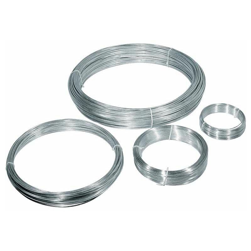 foto del prodotto verdelook matassa zincata filo di ferro zincato diametro 1,4mm 2.7mmx100mt 1.4 mm 