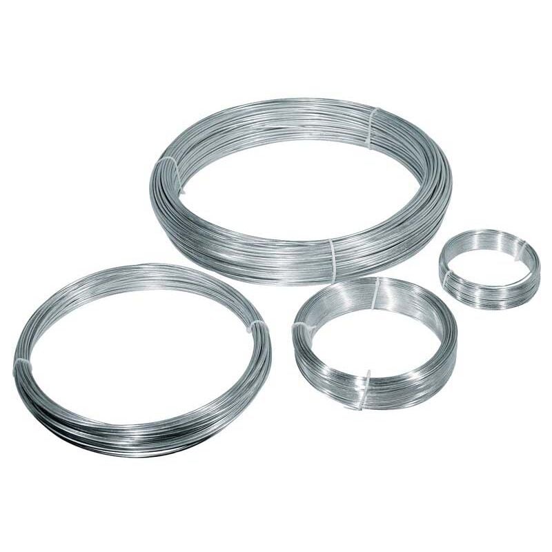 foto del prodotto verdelook matassa zincata filo di ferro zincato diametro 1,4mm 2.7mmx20mt 2.7 mm 