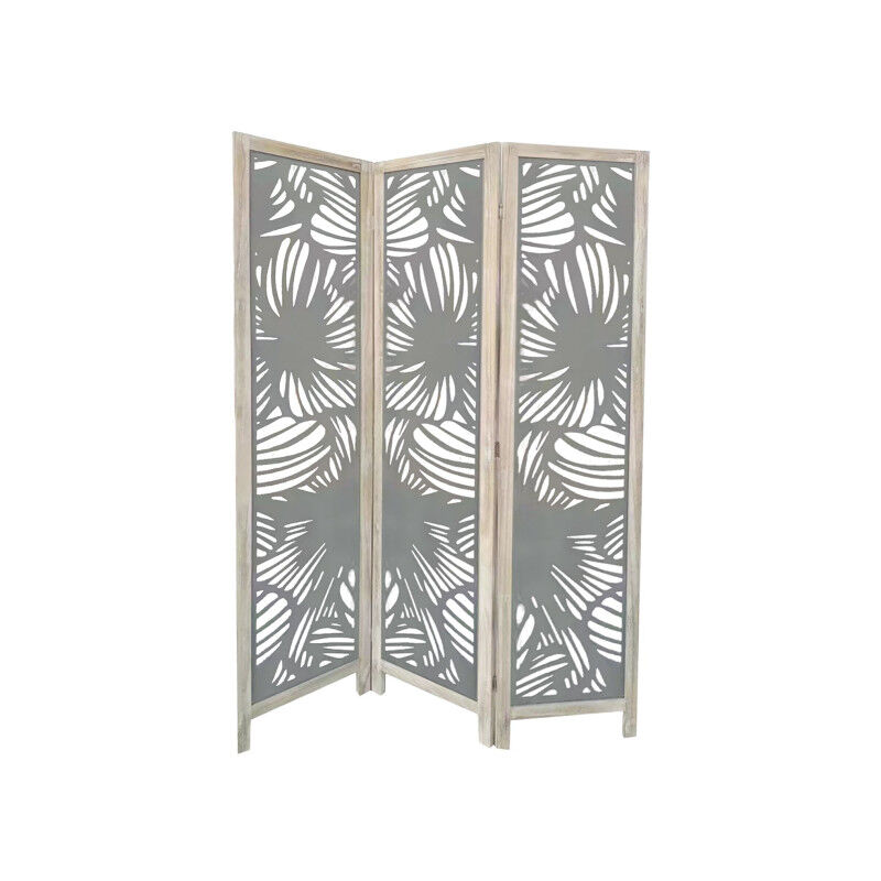 foto del prodotto verdelook paravento palmy in legno 132x6x170cm