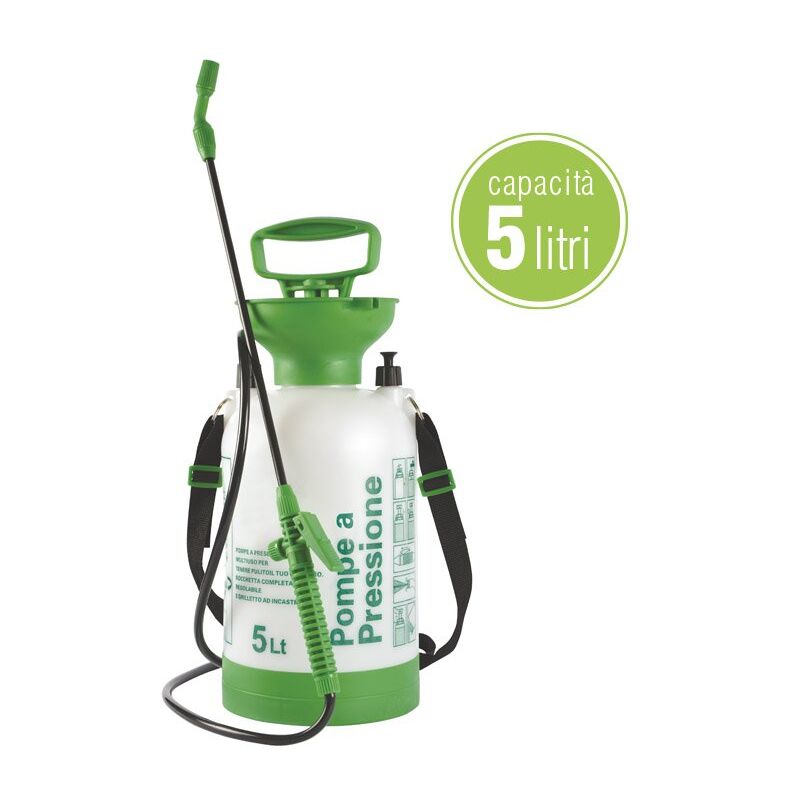 foto del prodotto verdelook pompa a pressione lenny, capacit 5 l, per giardinaggio con irroratore per le piante