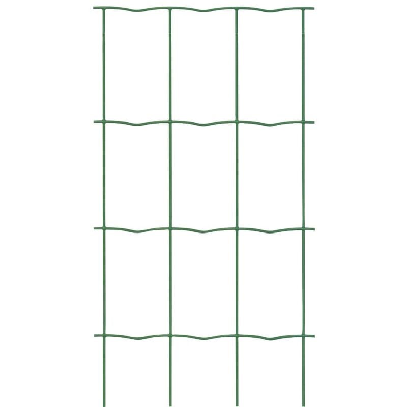 foto del prodotto verdelook rete metallica multiuso plastificata per recinzioni 1,25x25 metri biacchi e.
