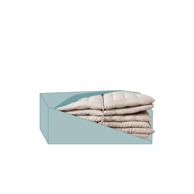 foto del prodotto verdelook sacca protettiva con cerniera per cuscini dimensioni 135x70x70h cm