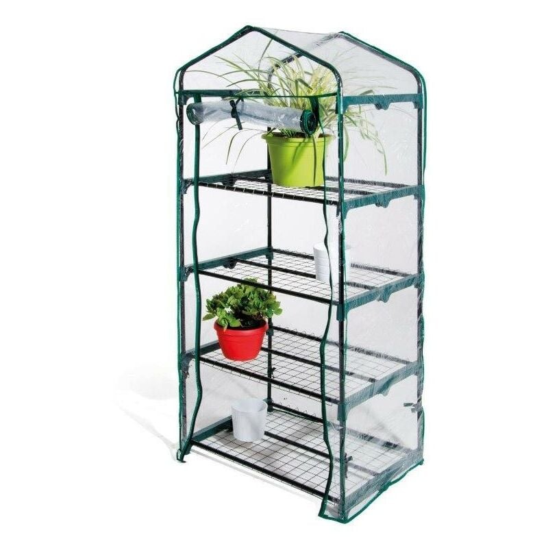 foto del prodotto verdelook serra 4 ripiani con telo in pvc 69x49x157 cm