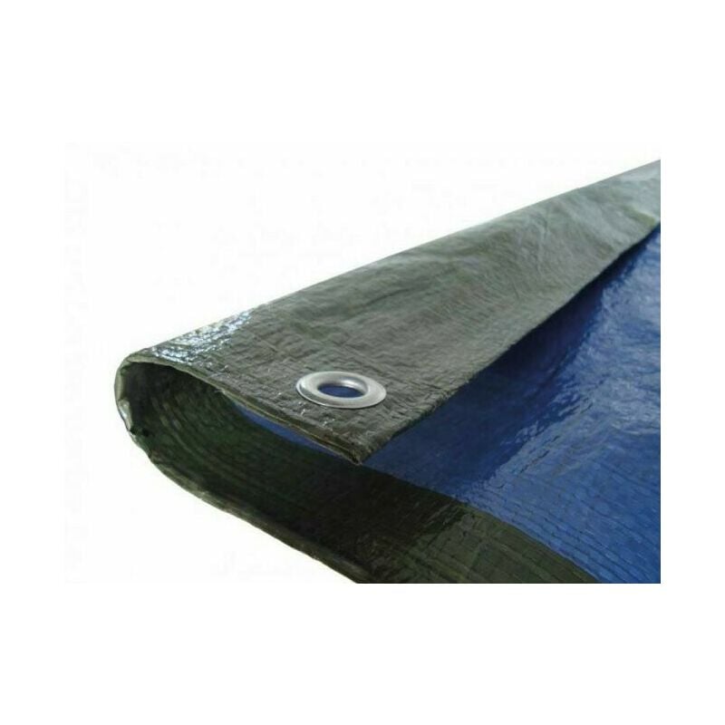 immagine 0 del prodotto verdelook telo occhiellato blu verde multiuso 100 gr. 6 x 10 mt. s147