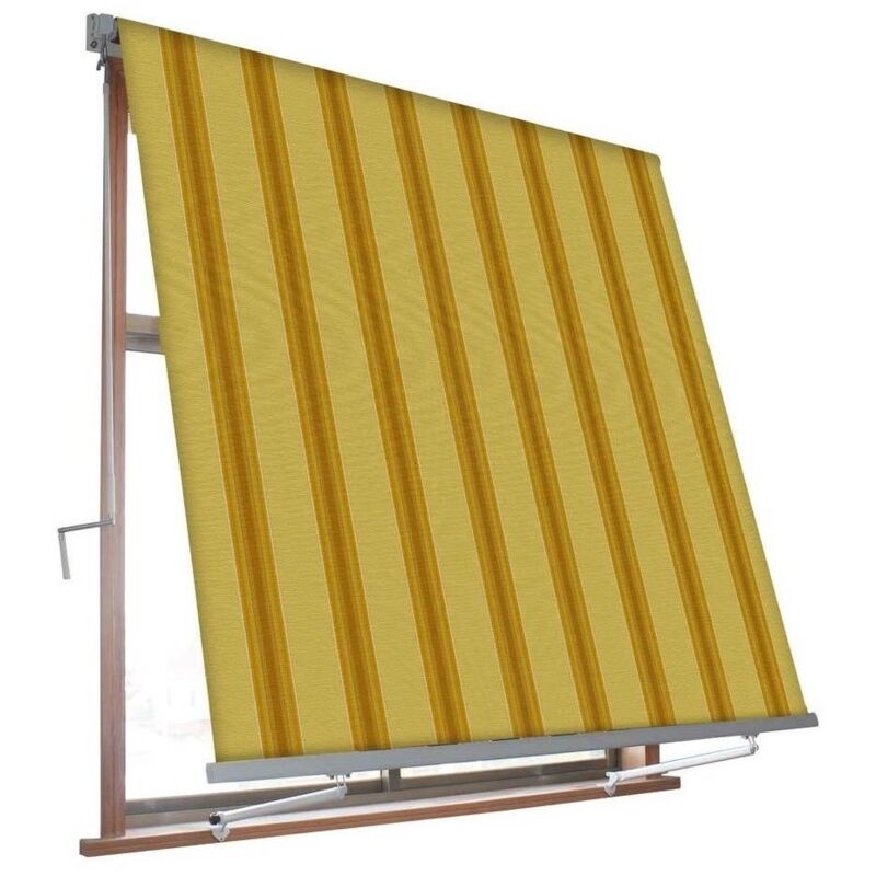 foto del prodotto verdelook tenda da sole milos 1x2,45m beige ocra
