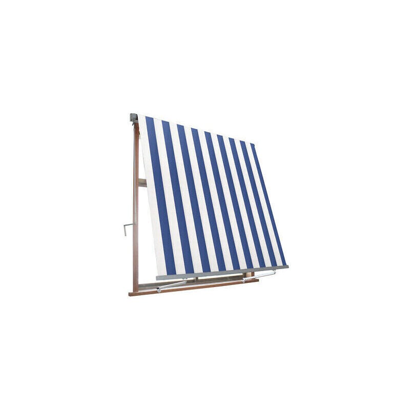 foto del prodotto verdelook tenda da sole milos 1x2,45m bianco blu