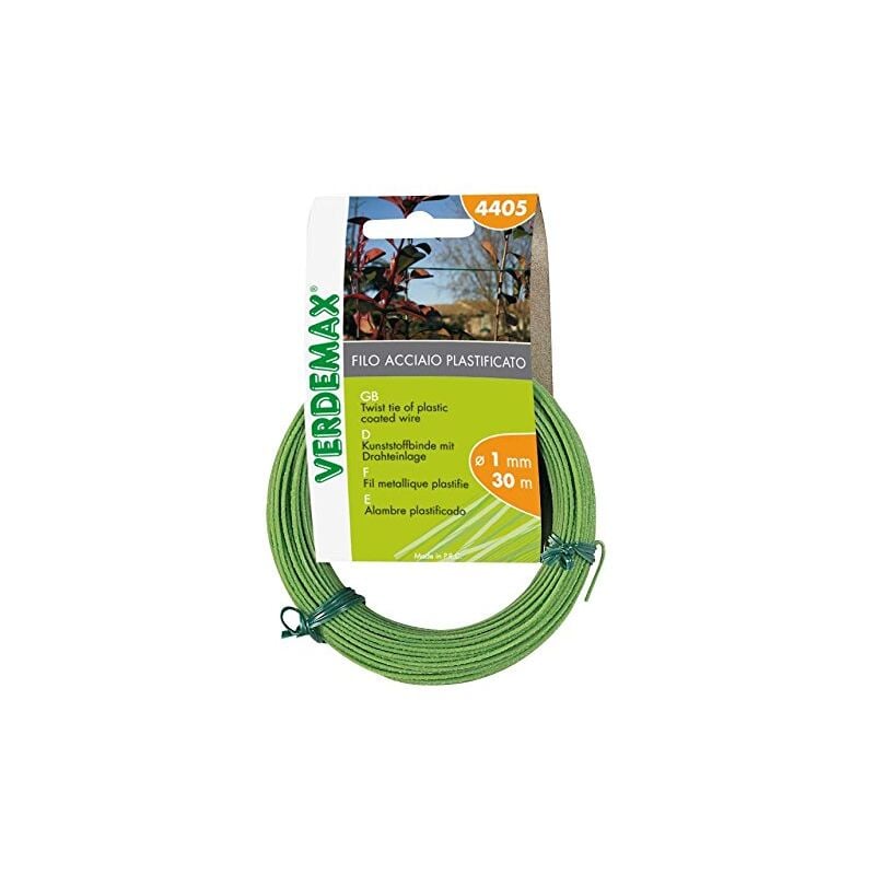 foto del prodotto verdemax 4405 1 mm x 30 m spirale con cuore in acciaio