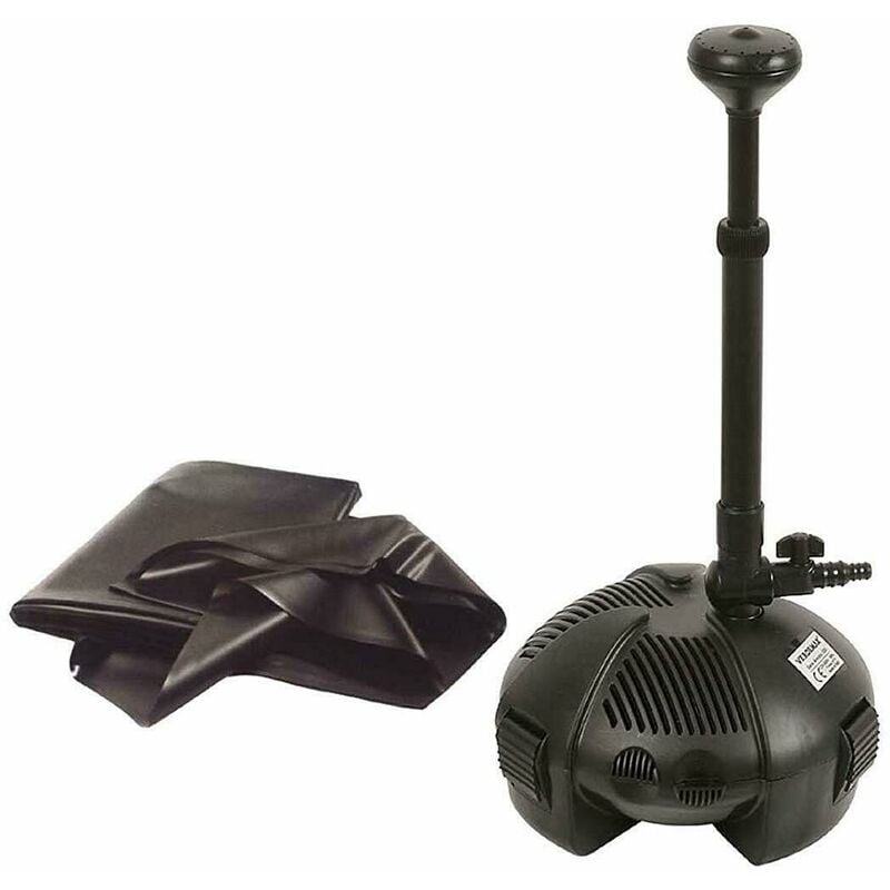 foto del prodotto verdemax kit laghetto lagomax pompa 1200 l h telo 3x2,50 pesci tartarughe lagomax 8794