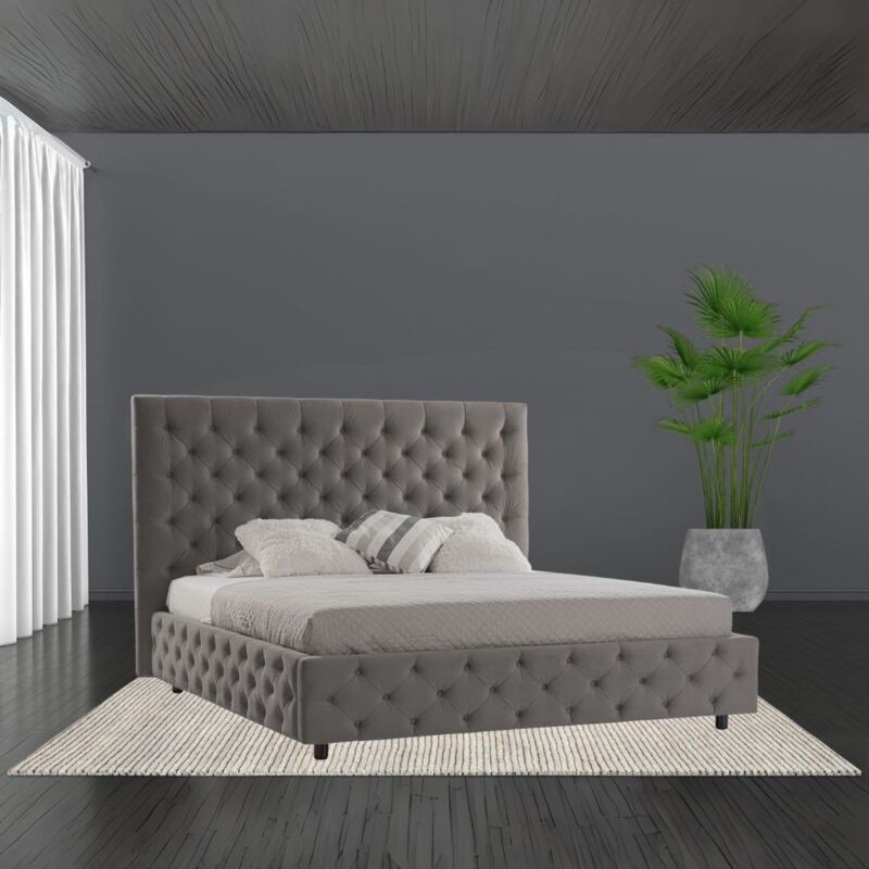 foto del prodotto veriaffari.it letto matrimoniale contenitore sondrio colore grigio
