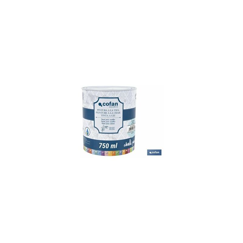 foto del prodotto vernice a gesso vernice a gesso azzurro 750 ml
