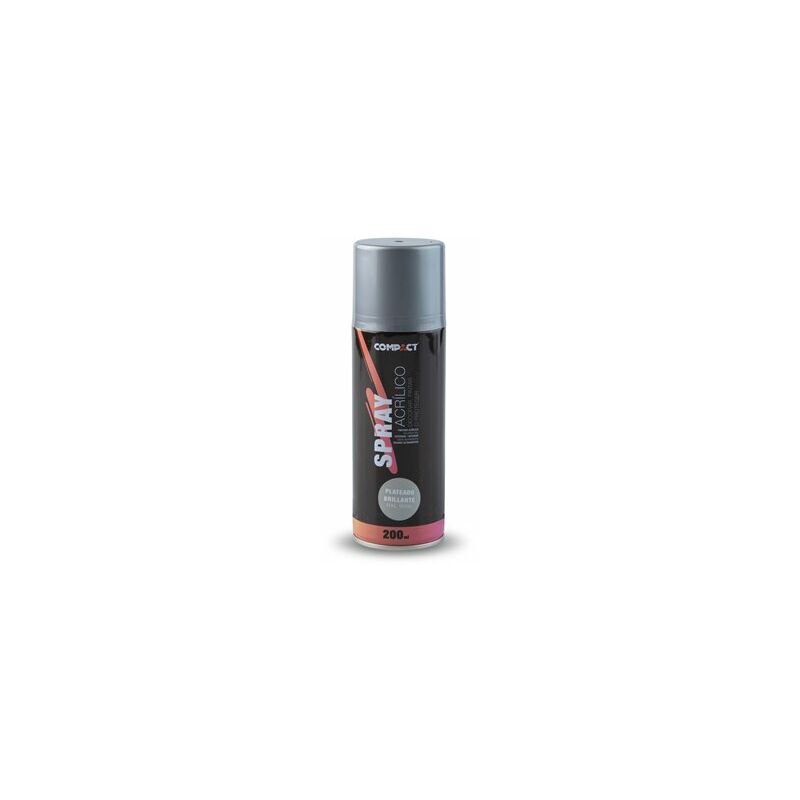 foto del prodotto vernice acrilica spray argento glitter 200ml