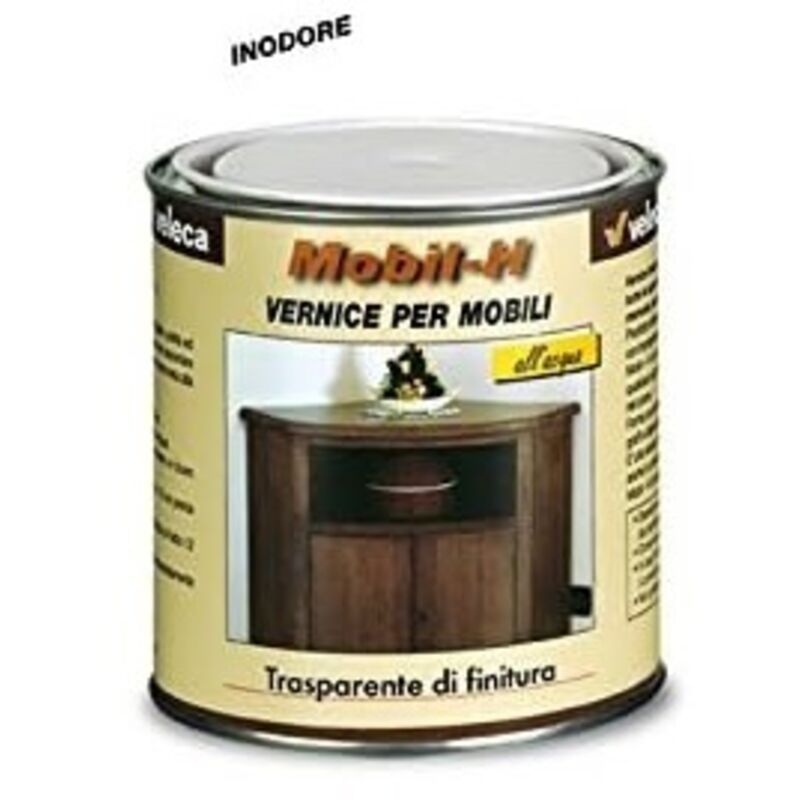 foto del prodotto vernice all'acqua mobil-h lucida veleca 750 ml