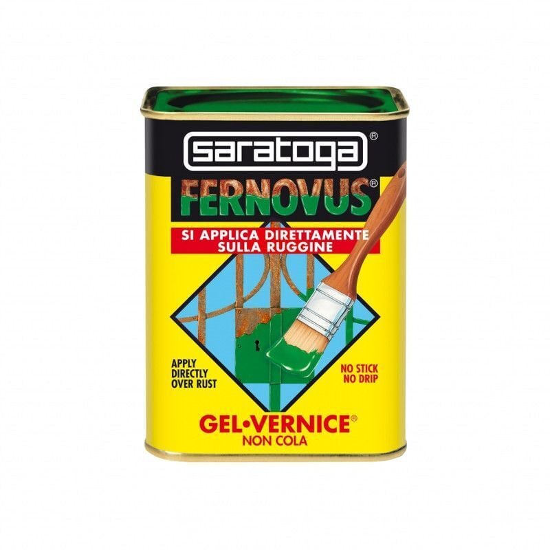 foto del prodotto vernice antiruggine in gel fernovus brillante 750ml bianco neve - saratoga