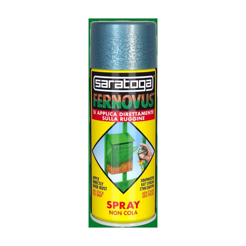 foto del prodotto vernice antiruggine spray fernovus 400ml saratoga verde brillante
