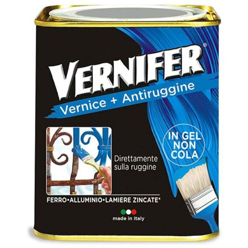 foto del prodotto vernice antiruggine tinte brillanti vernifer 750 ml arexons verde bosco