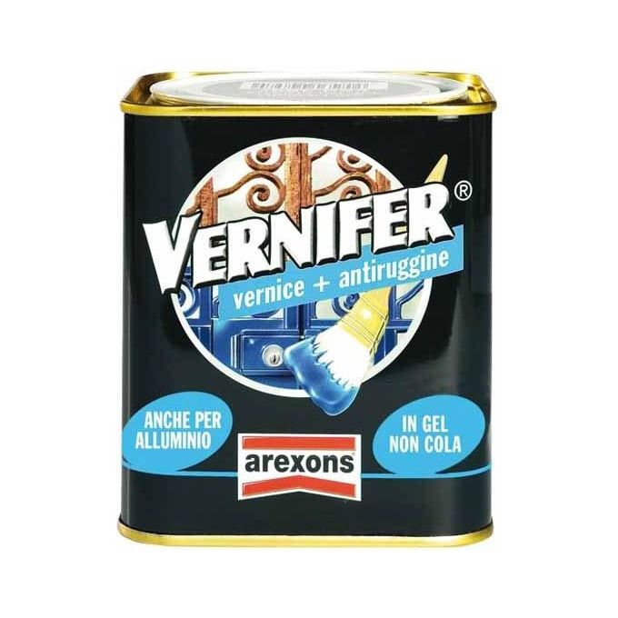 foto del prodotto vernice antiruggine vernifer brillante satinata metallizzata interno esterno colore avorio brillante