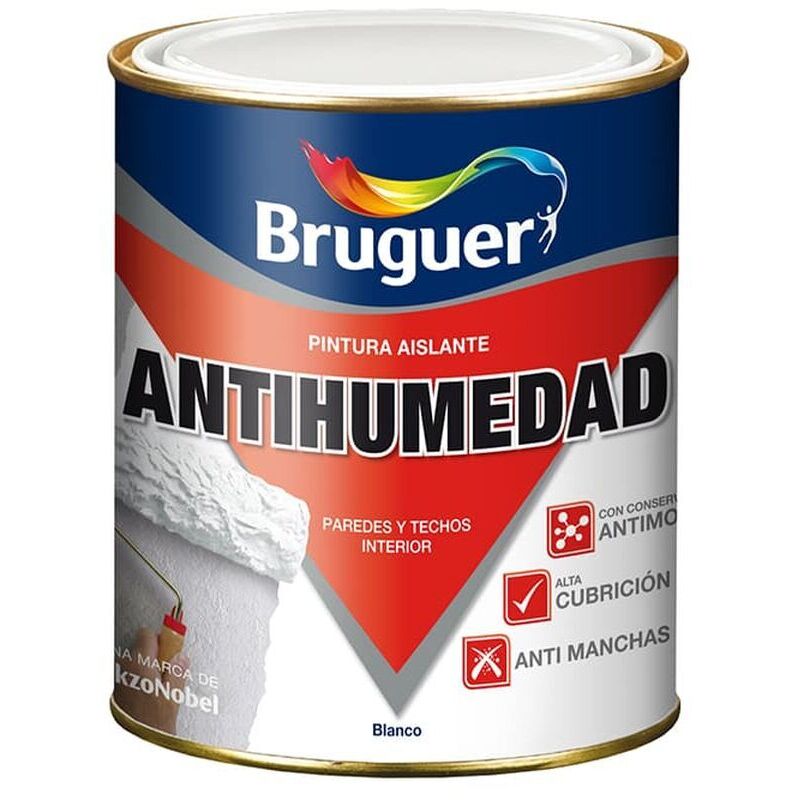 foto del prodotto vernice antiumidit bianca opaca 0,750 l bruguer 5056558