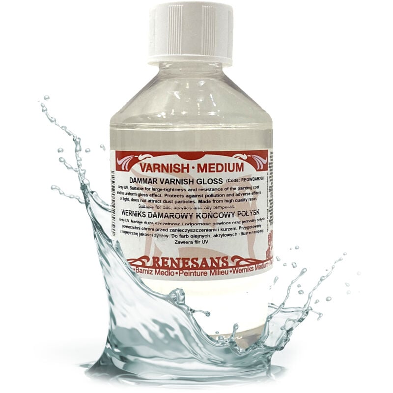 foto del prodotto vernice finale professionale renesans, resistente ai raggi uv, lucida, 250ml