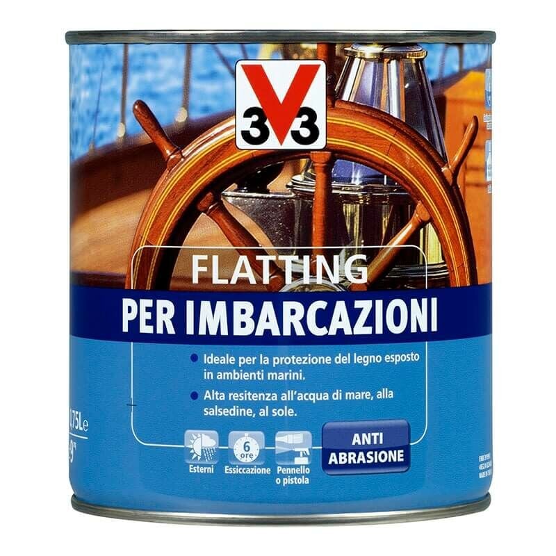 foto del prodotto vernice flatting per legno delle imbarcazioni 2,5 lt v33 incolore ambrato