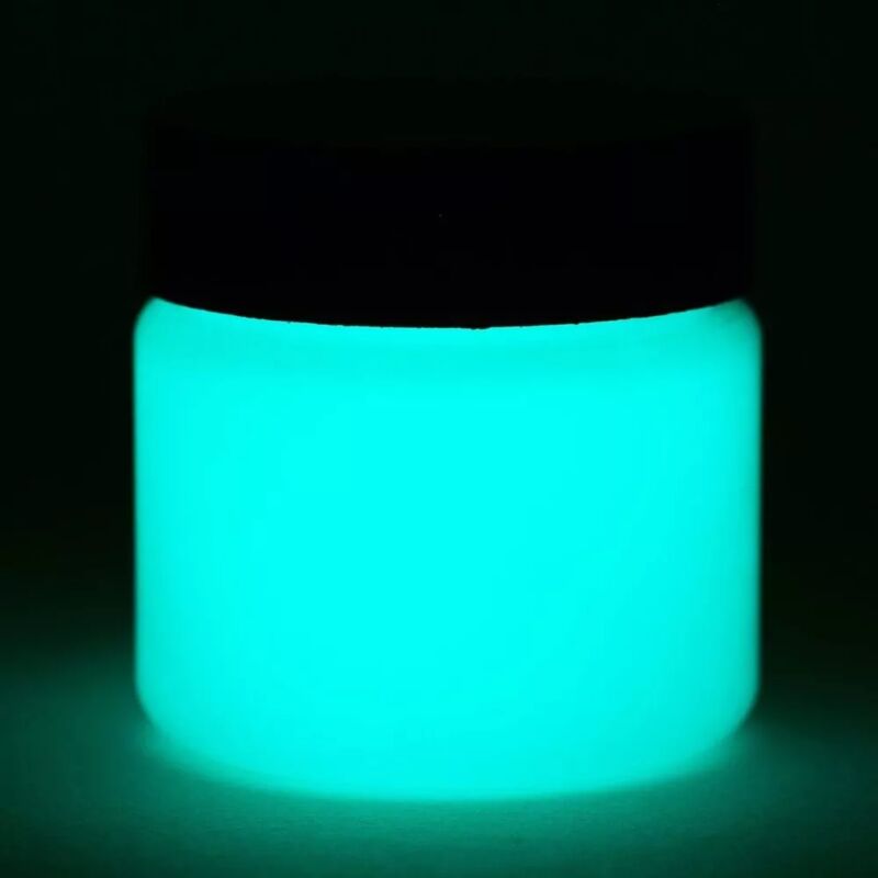 foto del prodotto vernice liquida additivo acrilico luminescente si illumina al buio per hobbystica colore blu sky, numero pezzi 500ml