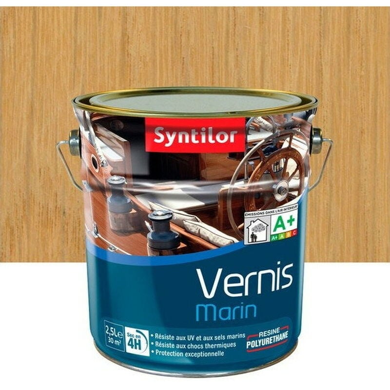 foto del prodotto vernice marina per legno incolore opaca 2,5 l syntilor