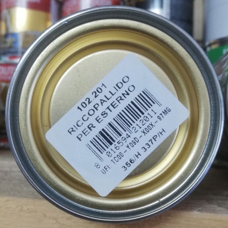 foto del prodotto vernice oro solvente per esterni tixe doratura oro ricco pallido 500 ml