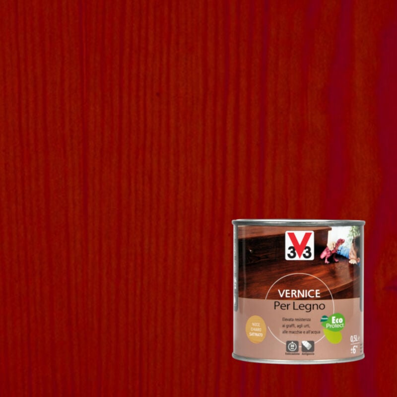 foto del prodotto vernice per legno 250ml teck opaco