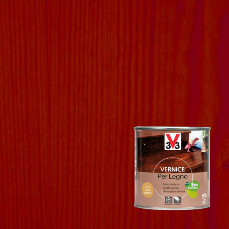 foto del prodotto vernice per legno 500ml teck opaco