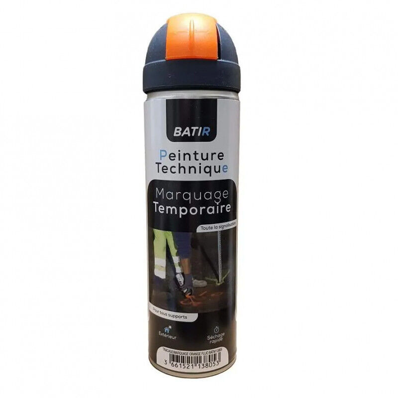 foto del prodotto vernice per marcare con aerosol, 500ml, arancione fluorescente