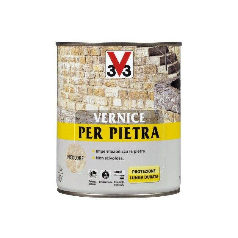 foto del prodotto vernice per pietre incolore lt.1