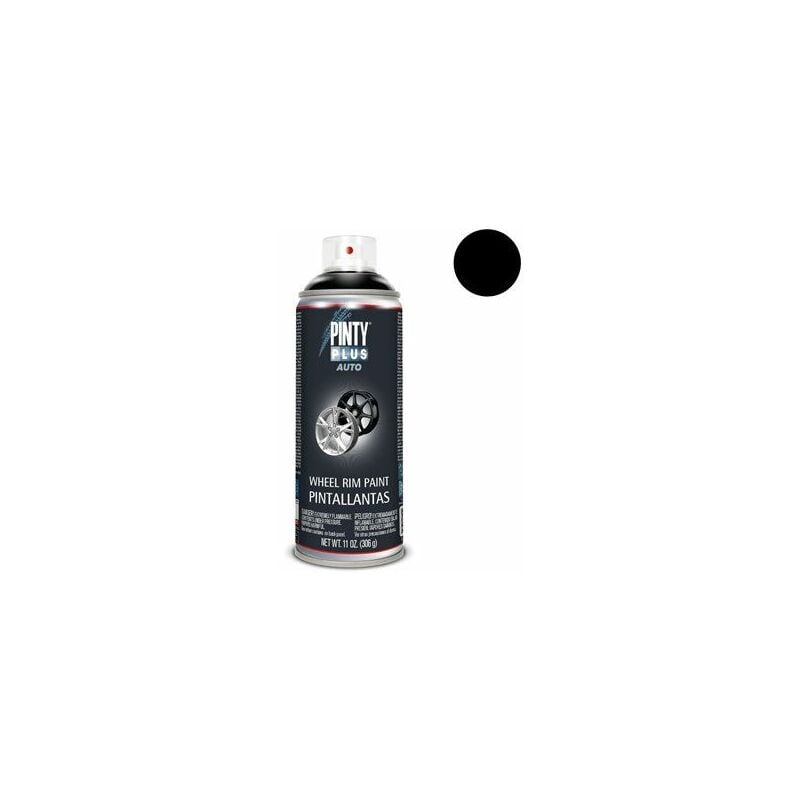 foto del prodotto vernice per ruote auto pintyplus spray nero lucido 520cc l104