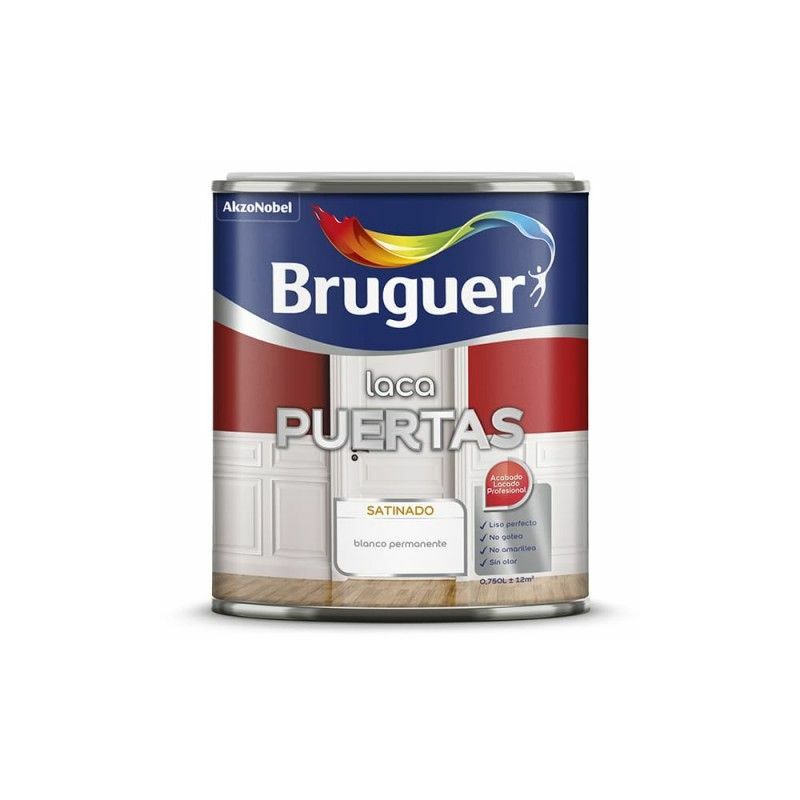foto del prodotto vernice permanente per porta bianca 0,75 l 5297934 bruguer