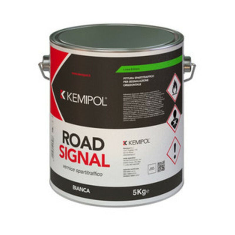 foto del prodotto vernice spartitraffico icoroad per segnaletica stradale, bianco kg.5 salone