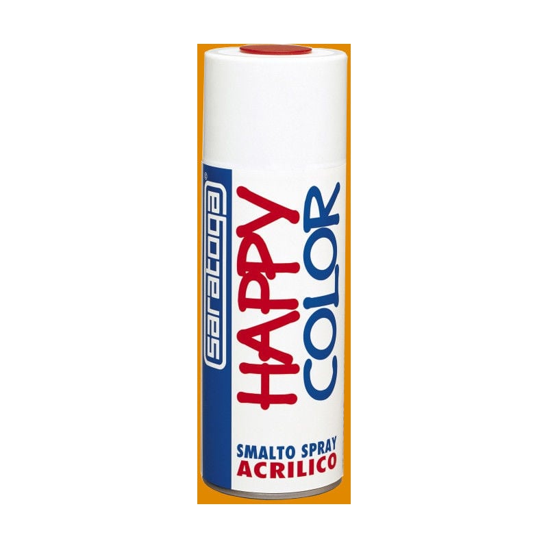 foto del prodotto vernice spray acrilici happy color saratoga arancione 2004