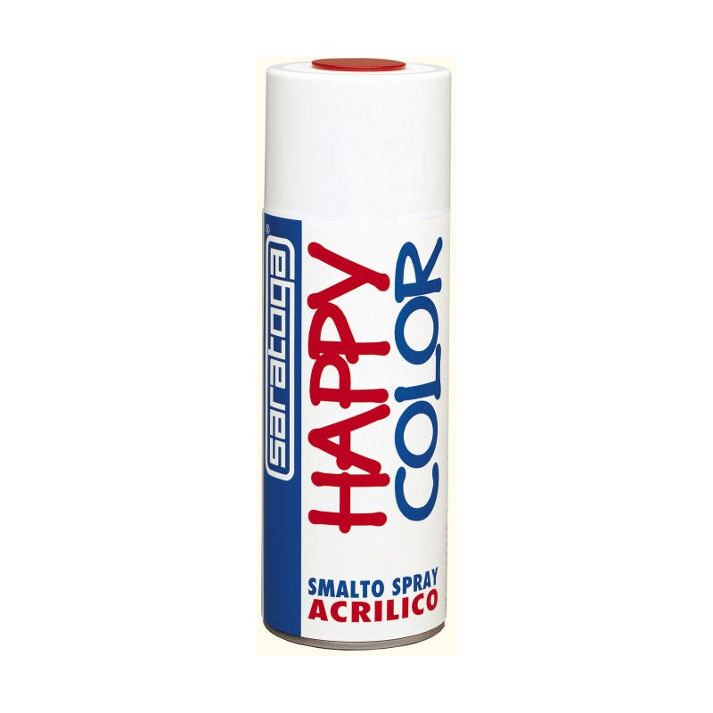 foto del prodotto vernice spray acrilici happy color saratoga bianco lucido 9010