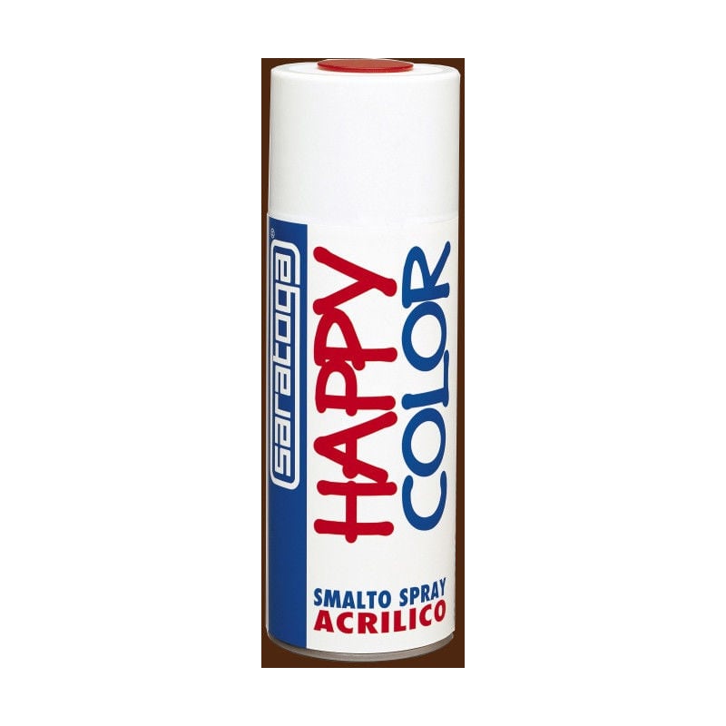 foto del prodotto vernice spray acrilici happy color saratoga marrone noce 8011