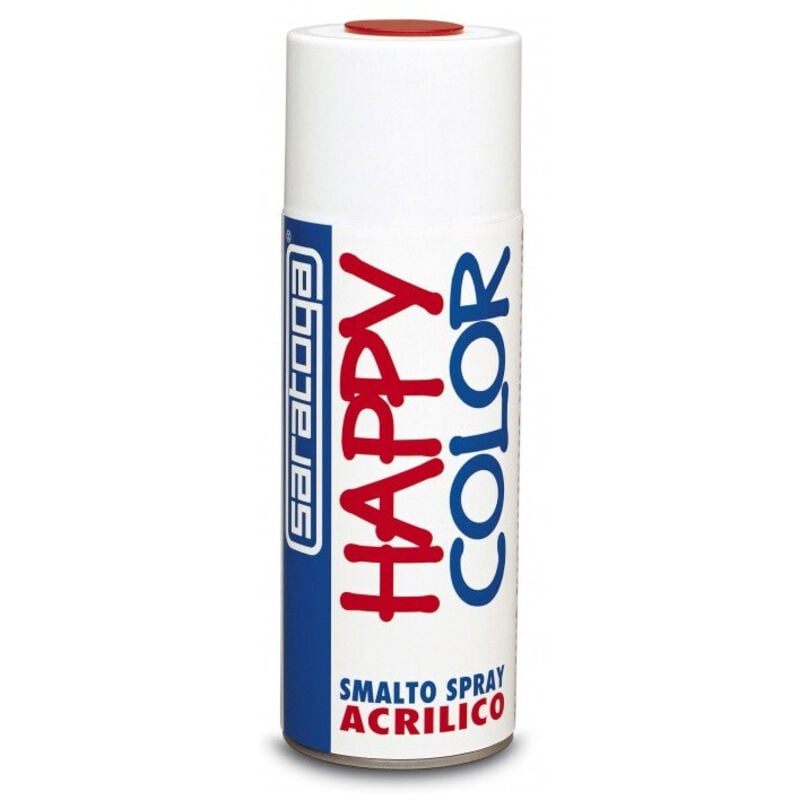 foto del prodotto vernice spray acrilici happy color saratoga nero lucido 9005