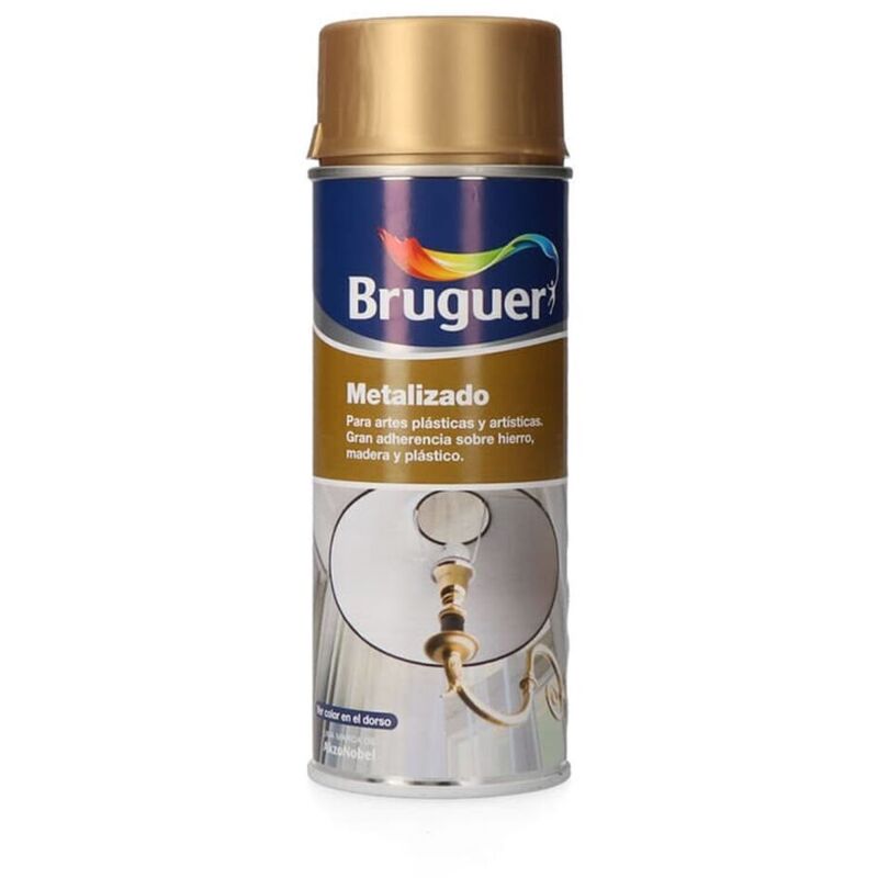 foto del prodotto vernice spray bruguer 5198001 metallizzato dorato 400 ml
