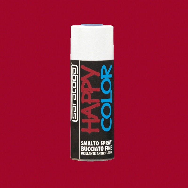 foto del prodotto vernice spray effetto bucciato happy color saratoga rosso