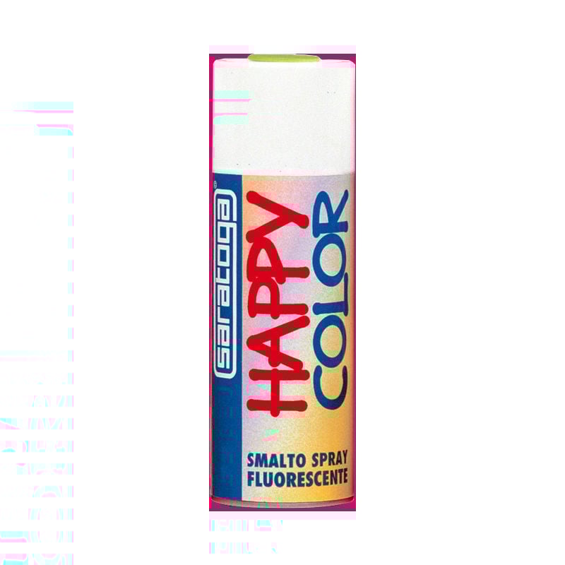 foto del prodotto vernice spray fluorescente acrilico happy color saratoga rosso magenta