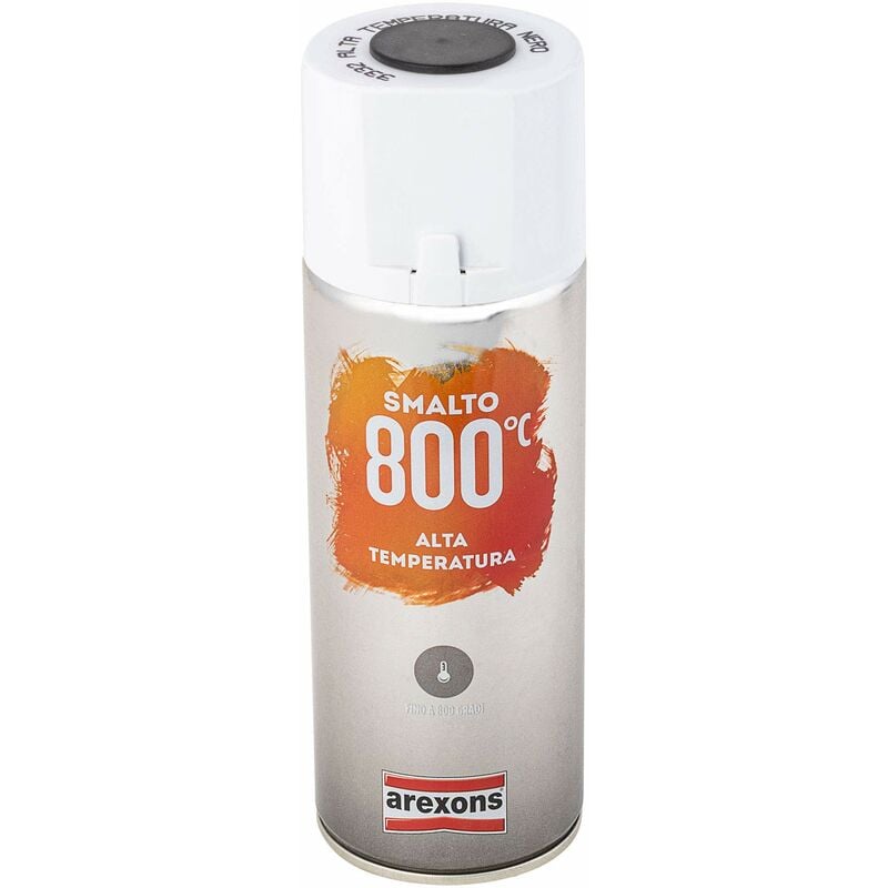 foto del prodotto vernice spray nero arexons alta temperatura 400ml smato speciale alta copertura